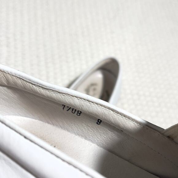 Del Toro SZ 8 Men’s Slip On Loafers White Embroidery - Picture 5 of 6